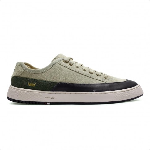 Tênis Osklen Soho Pieces Masculino verde / bege
