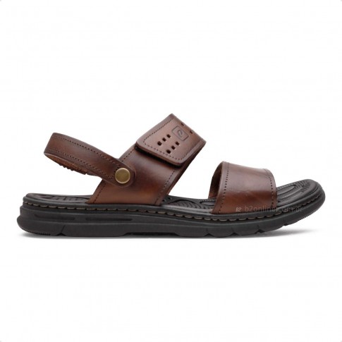 Sandália Pegada Wave Masculina Marrom Tabaco