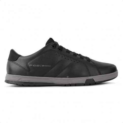Sapatênis Pegada Element Confort Masculino Preto / Cinza