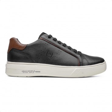 Sapatênis Pegada Flow Casual Masculino Preto / Marrom