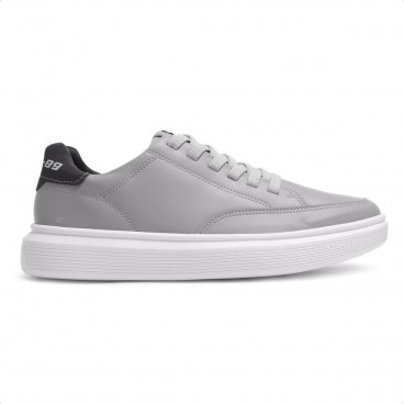 Sapatênis Pegada Fuse Casual Masculino Cinza / Branco