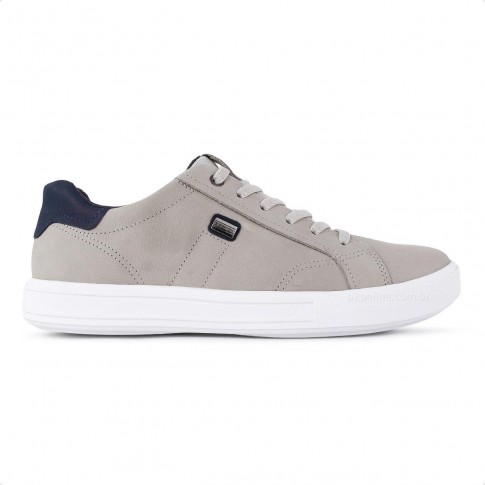 Sapatênis Pegada Style Casual Masculino Cinza / Marinho