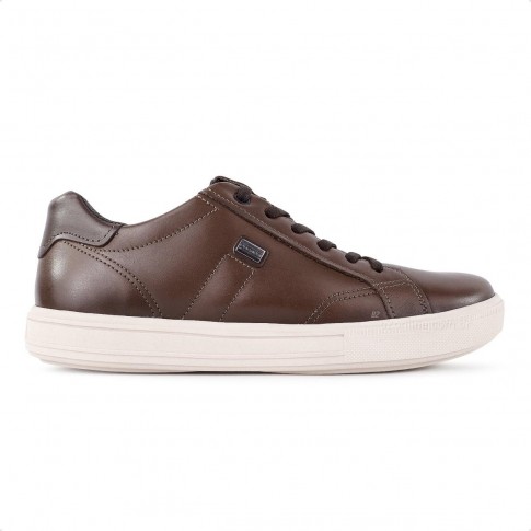 Sapatênis Pegada Style Casual Masculino Marrom / Marrom