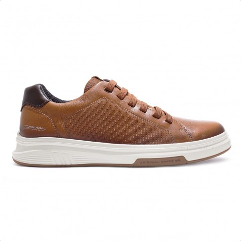 Sapatênis Pegada Trace Casual Masculino Marrom / Preto