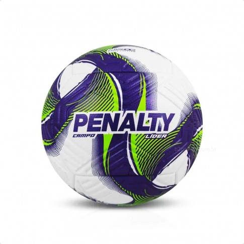 Bola Penalty Campo Lider XXV Branco / Roxo