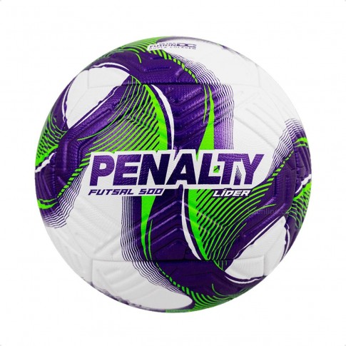 Bola Penalty Futsal Lider XXV Branco / Roxo