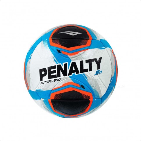 Bola Penalty Futsal S11 R2 XXV Branco / Azul