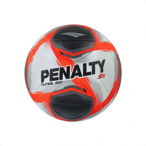Bola Penalty Futsal S11 R2 XXV Branco / Laranja
