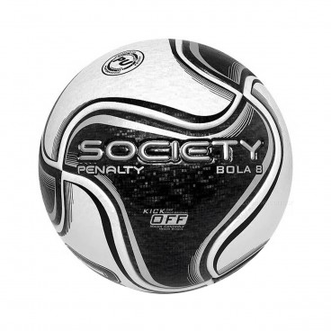 Bola Penalty Society 8 X Preto / Prata