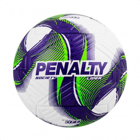 Bola Penalty Society Lider XXV Branco / Roxo