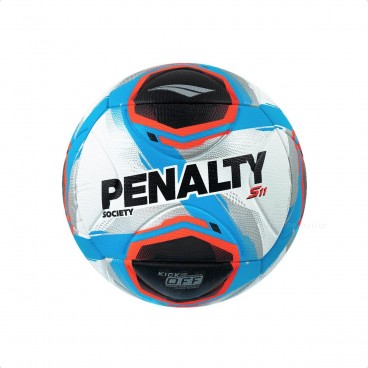 Bola Penalty Society S11 R2 XXV Branco / Azul