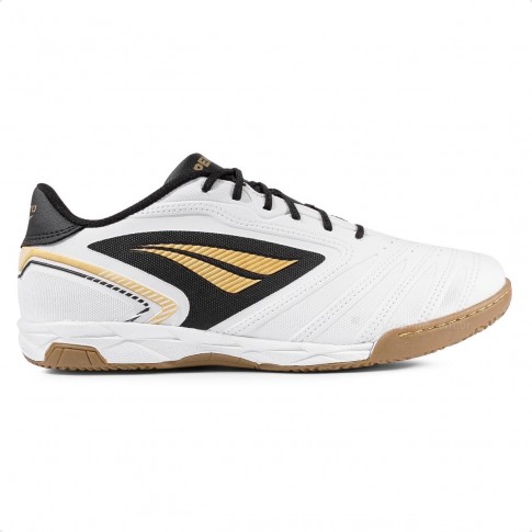 Chuteira Futsal Penalty Brasil 70 Y-1 Masculina Branco / Preto