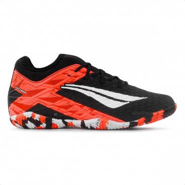 Chuteira Futsal Penalty Rx Locker Kids Y-3 Unissex Preto / Vermelho
