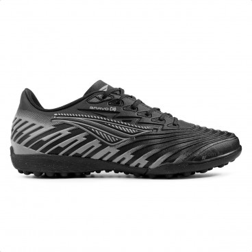 Chuteira Society Penalty Bravo Y-3.0 Unissex Preto / Chumbo