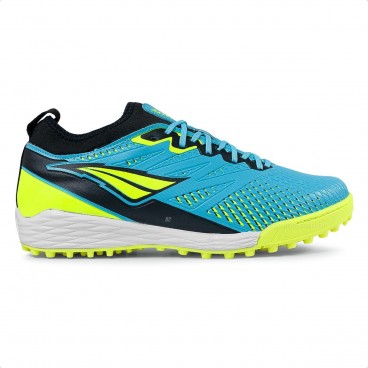 Chuteira Society Penalty Se7e Locker Y-2 Masculina Azul Claro / Verde