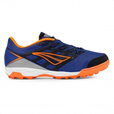 Chuteira Society Penalty Viento Y-1 Masculina Marinho / Laranja