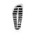 Meia Performance Penalty Grip 789 Branco / Preto