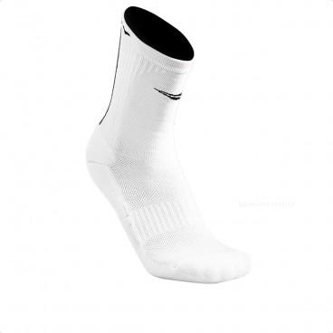 Meia Performance Penalty Grip 789 Branco / Preto