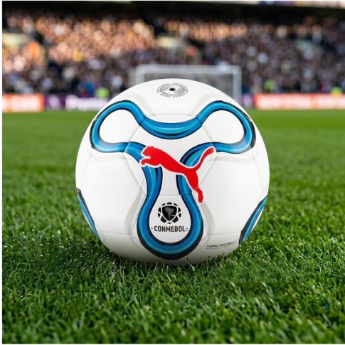 Bola Puma Cumbre Conmebol Libertadores  Branco / Azul
