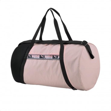 Bolsa Puma Barrel Active Training Essentials Feminina Rosa / Preto