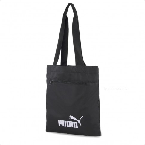 Bolsa Puma Phase Packable Shopper Preto / Branco