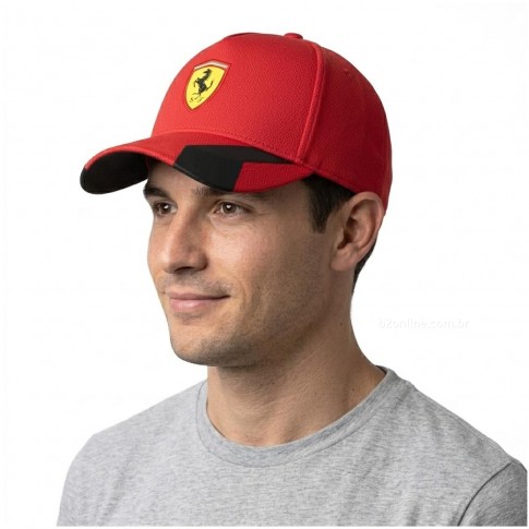 Boné Puma Scuderia Ferrari BB Vermelho