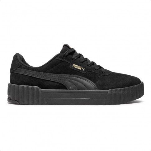 Tênis Puma Carina 3.0 Sd Bdp Feminino Preto / Dourado