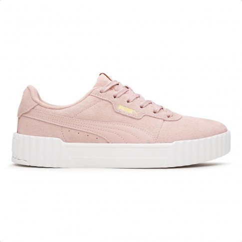 Tênis Puma Carina 3.0 Sd Bdp Feminino Rosa / Branco