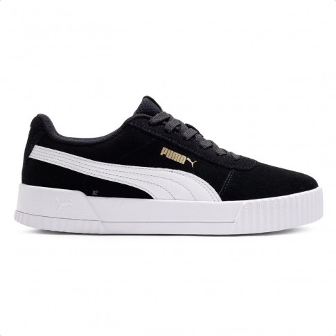 Tênis Puma Carina Feminino Preto / Dourado