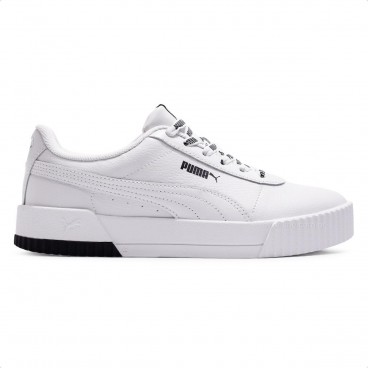 Tênis Puma Carina Logomania Feminino Branco