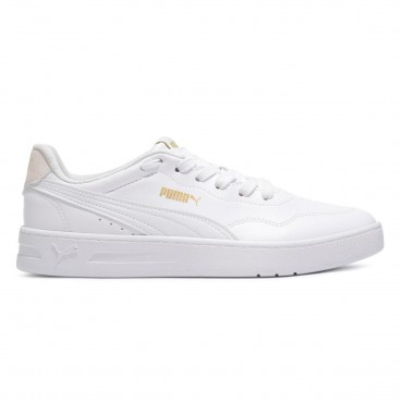 Tênis Puma Court Lally Feminino Branco / Bege