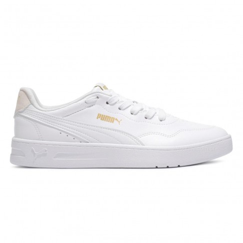 Tênis Puma Court Lally Feminino Branco / Bege