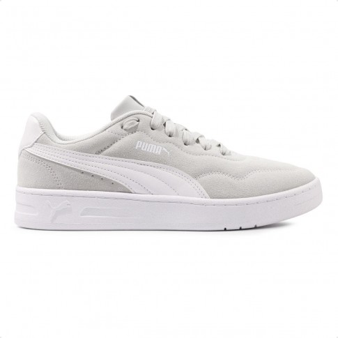 Tênis Puma Court Lally Sd Feminino Cinza / Branco
