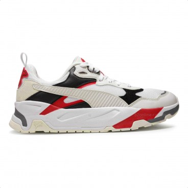 Tênis Puma Trinity Feminino Branco / Vermelho