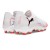 Chuteira Campo Puma Future 8 Play FG/AG Unissex Branco / Coral