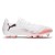 Chuteira Campo Puma Future 8 Play FG/AG Unissex Branco / Coral