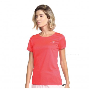 Camiseta Puma Performance Tee Feminina Coral