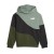 Blusa Moletom Puma Power Cat Hoodie Fl B Infantil Verde / Preto