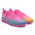 Chuteira Futsal Puma Future 9 Play IT Jr Rosa / Azul