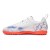 Chuteira Society Puma Future 8 Play TT Juvenil Branco / Coral