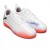 Chuteira Society Puma Future 8 Play TT Juvenil Branco / Coral