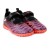 Chuteira Society Puma Future 8 Play TT V Jr Preto / Coral