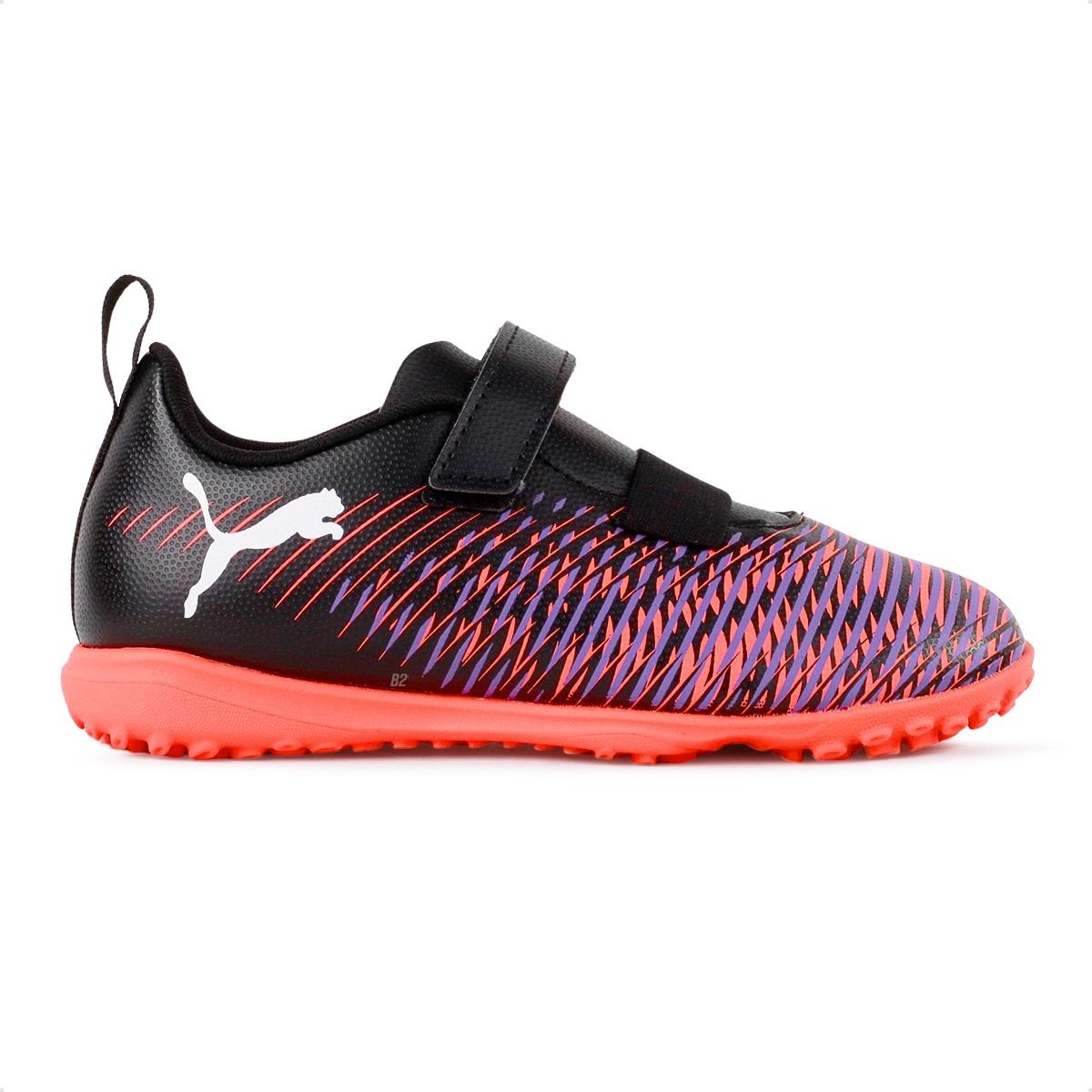 シューズ Puma FUTURE 8 UL TIMATE Low FG Chuteira Society Puma Future 8 Play TT V Jr Preto / Coral