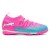 Chuteira Society Puma Future 9 Match TT Jr Rosa / Azul