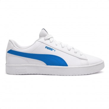 Tênis Puma Rickie Classic Juvenil Branco / Azul
