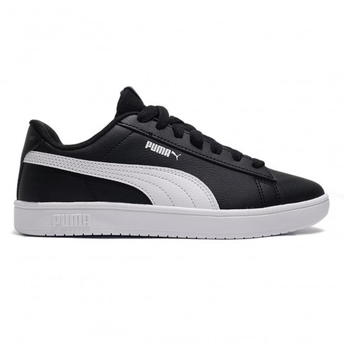 Tênis Puma Rickie Classic Juvenil Preto / Branco