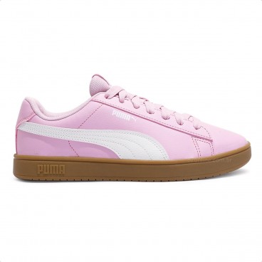 Tênis Puma Rickie Classic Juvenil Rosa / Marrom