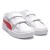 Tênis Puma Rickie Classic V PS Infantil Branco / Vermelho