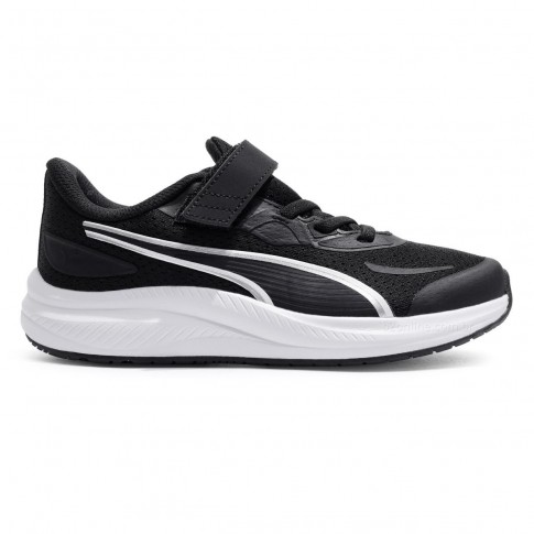 Tênis Puma Skyrocket 2 Ac + Ps Infantil Preto / Branco