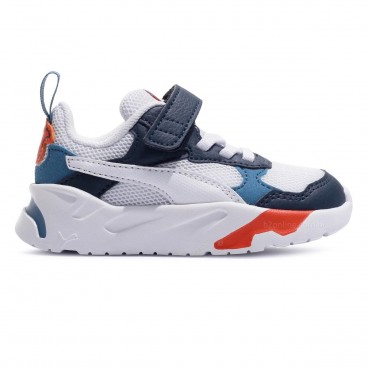 Tênis Puma Trinity Infantil Branco / Azul